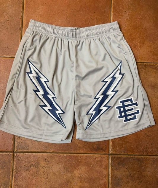 EE Shorts "Grey Navy Thunder Bolt"